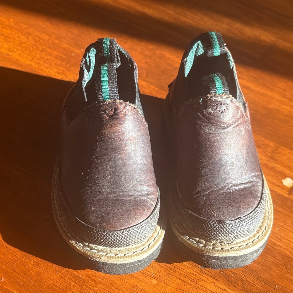 Georgia Boot Dark Brown Kids Slip-On Boots
